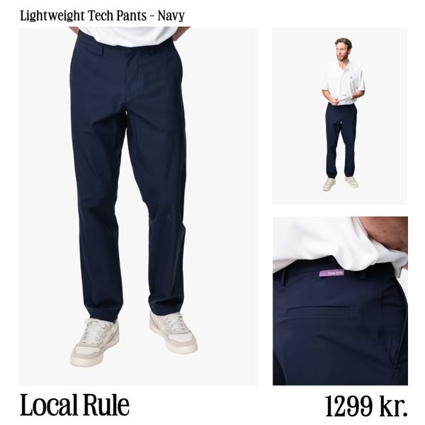 Lightweight Tech Pants - Navy