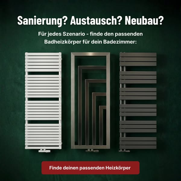 Der Heizkörper, der wirklich zu deinem Bad passt.