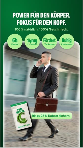 Vorteile von Matcha Grüntee entdecken