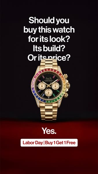 LABOR DAY DEAL: TWO WATCHES, ONE PRICE