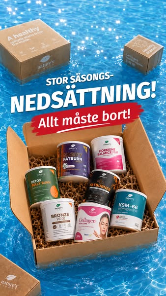 Tokiga rabatter fram till lagerutförsäljning.