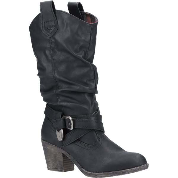 Rocket Dog Sidestep Synthetic Women's Black Boots