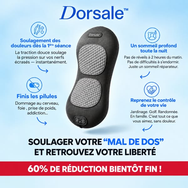 Ton dos mérite du soulagement