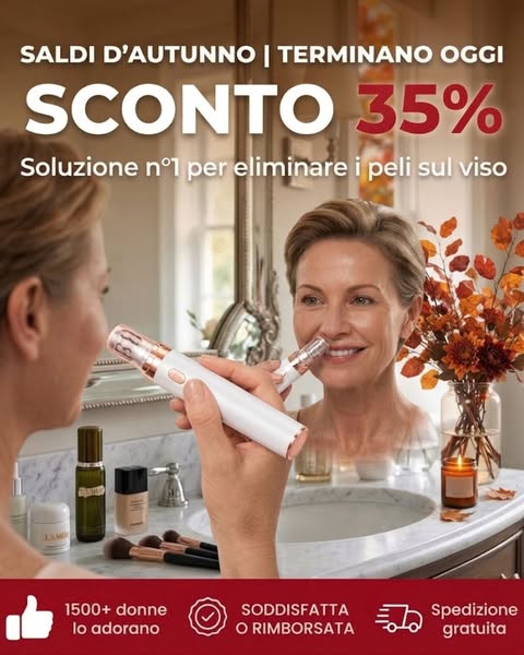 35% SCONTO + SPEDIZIONE GRATUITA