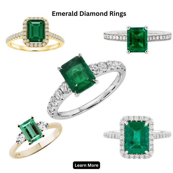 Emerald Diamond Rings