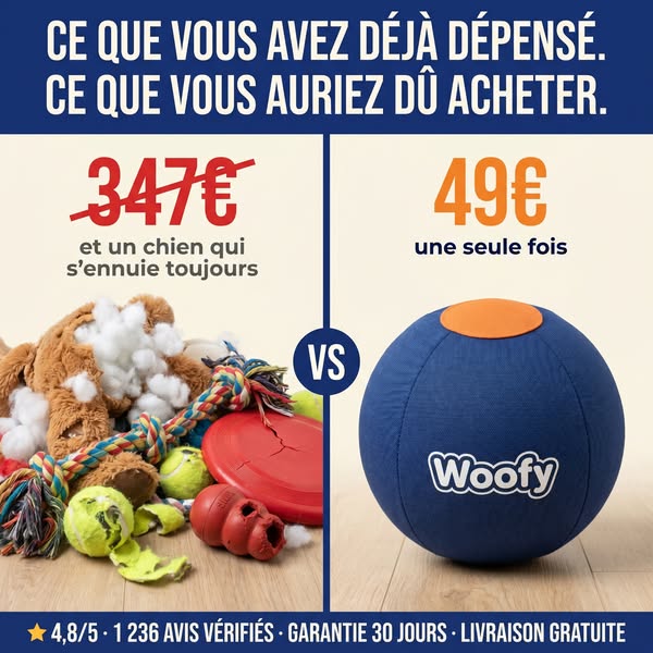 La balle qui épuise les chiens infatigables
