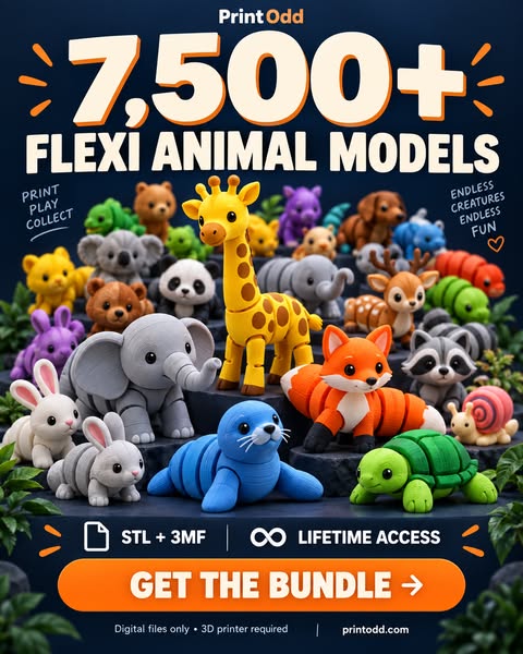 7,500+ Flexi Animals. One Bundle.