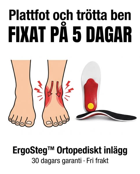 Faller dina fötter inåt när du går?
