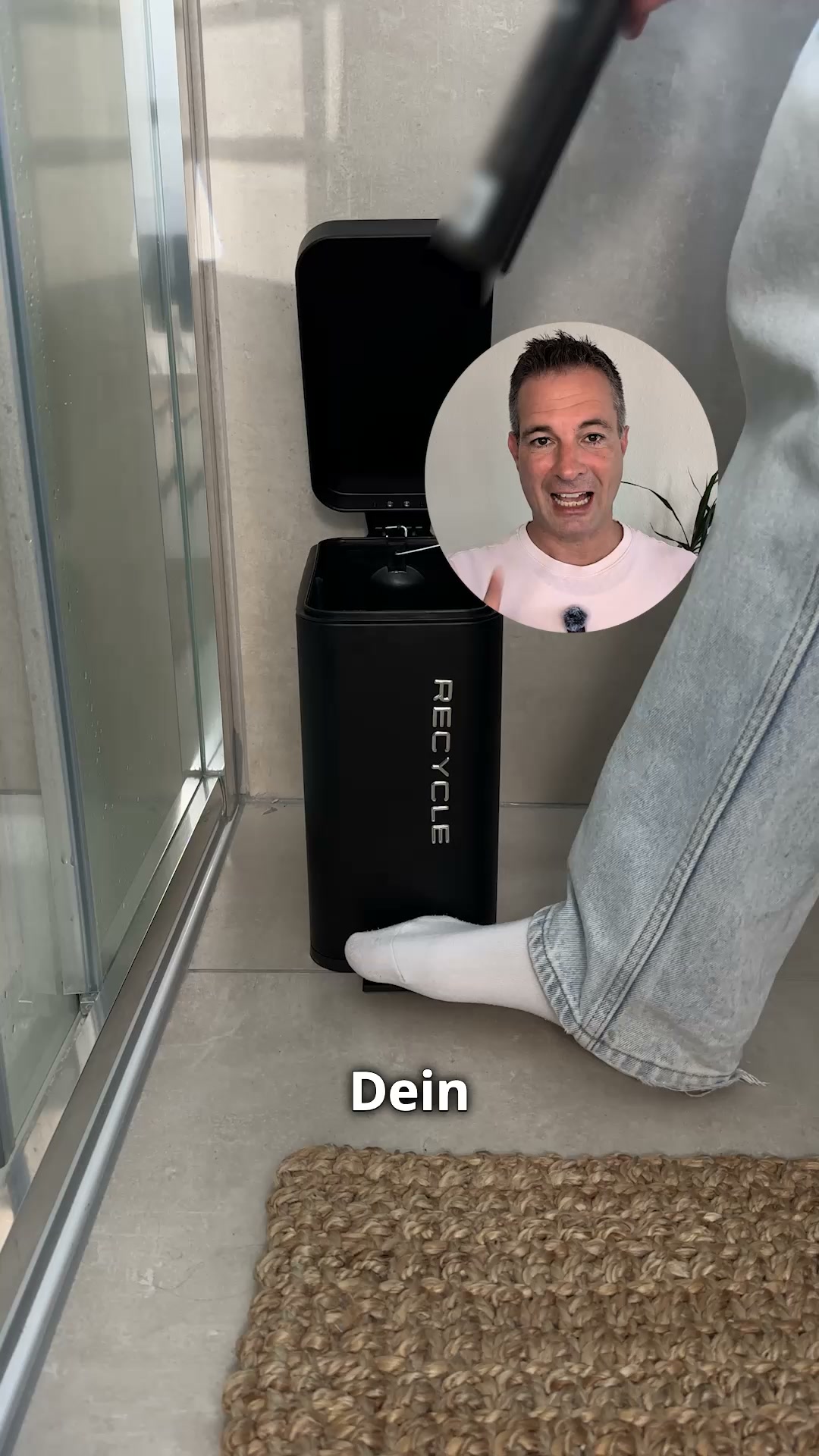 Duschen wie ein Mann. Fühlen wie ein Mann.