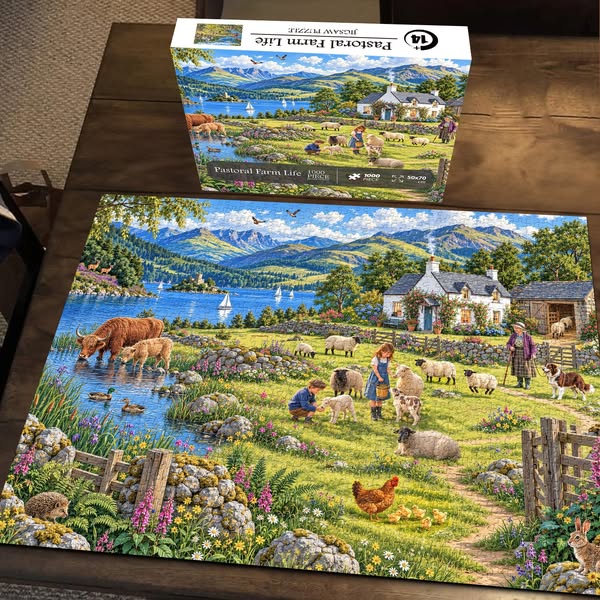 Pastoral Farm Life Jigsaw Puzzle 1000 Pieces