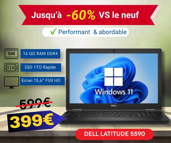 Jusqu’à -60% sur des PC performants