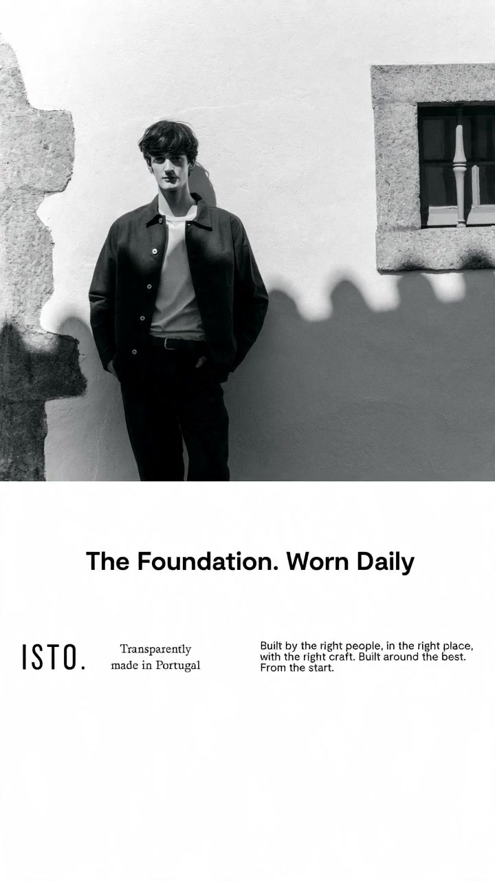 Anúncio de ISTO. - Transparently made in Portugal
