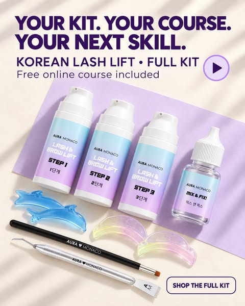 Learn Korean Lash Lift With the Full Kit