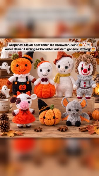 Deine ganze Halloween-Kollektion — 7 Figuren, 1 Überraschung!