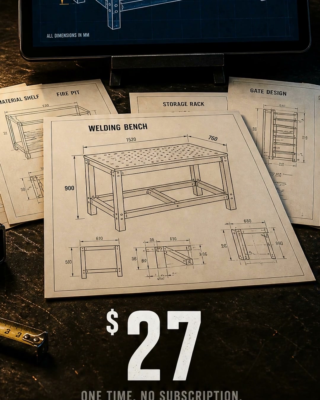 1,200+ Ready-to-Build Metal Plans