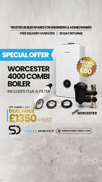 Hot Offer: Worcester 4000 Combi Boiler