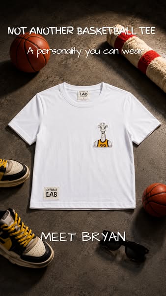 BRYAN | Graphic Character T-Shirt | OFFBEAT LAB