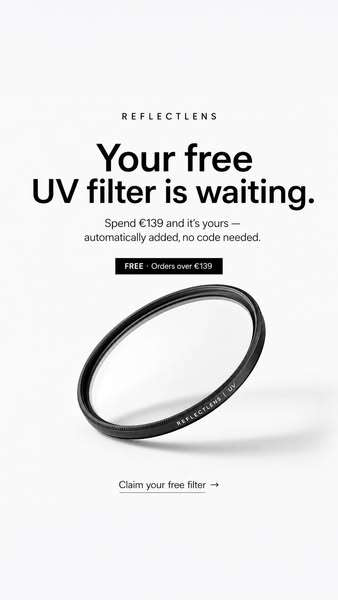 Get Your FREE UV Filter