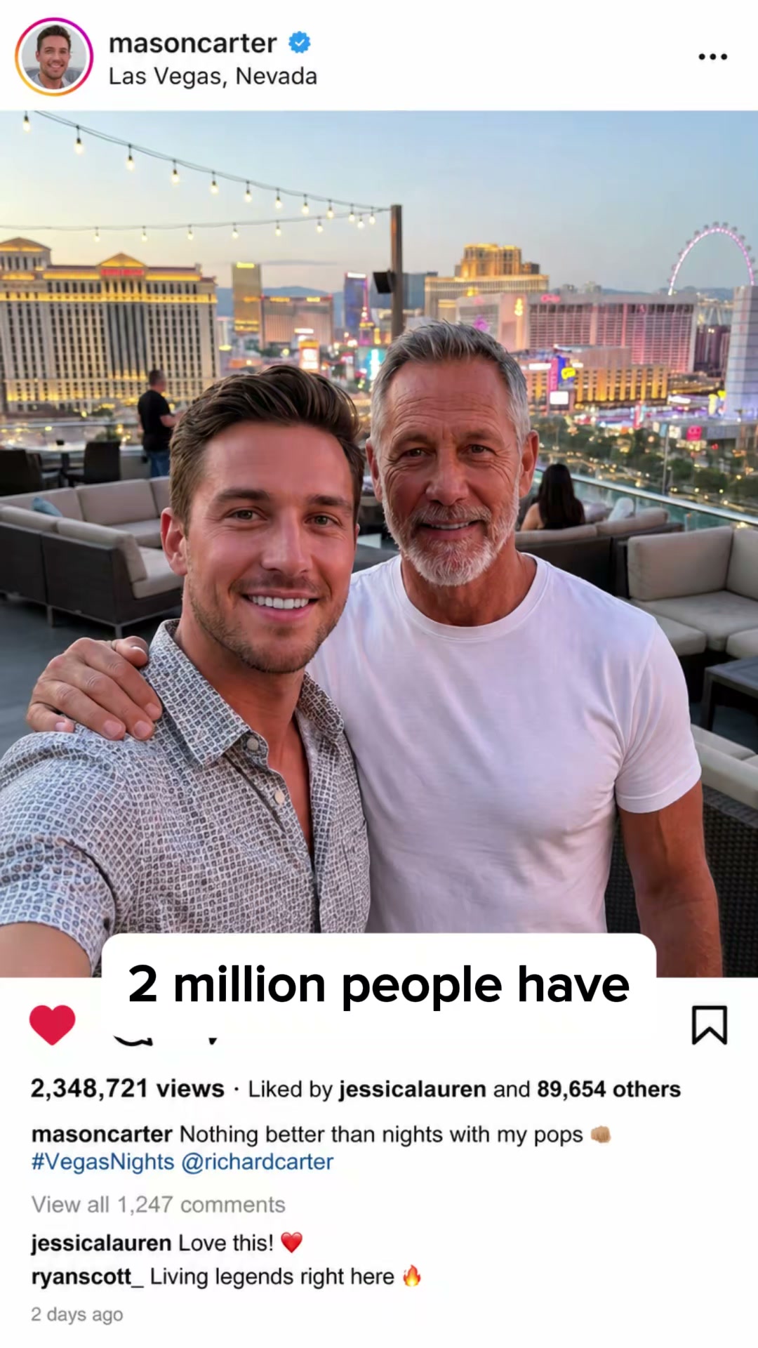 The tee that made him look 25 years younger.