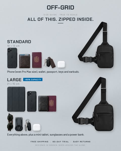 Buy One Sling Bag, Get One FREE