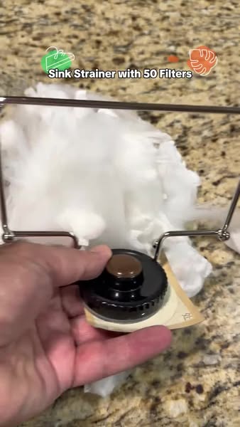 Suction Cup Sink Strainer Holder Set