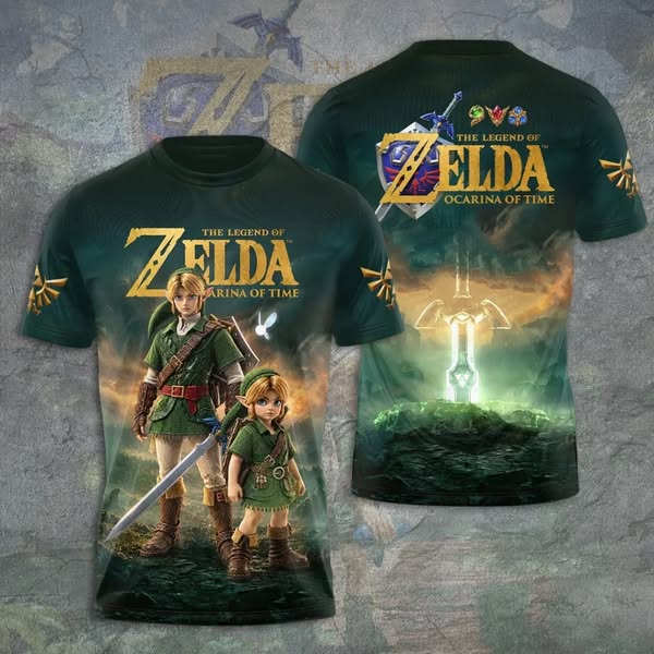 Zelda Ocarina of Time Graphic Tee
