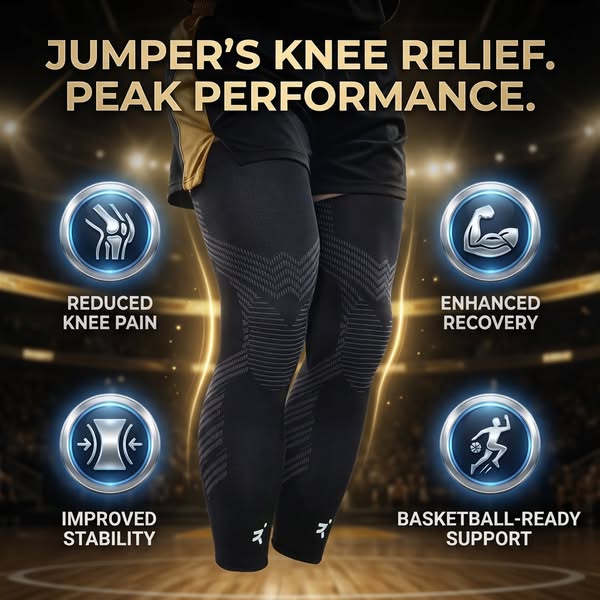 Relieves and protects knees