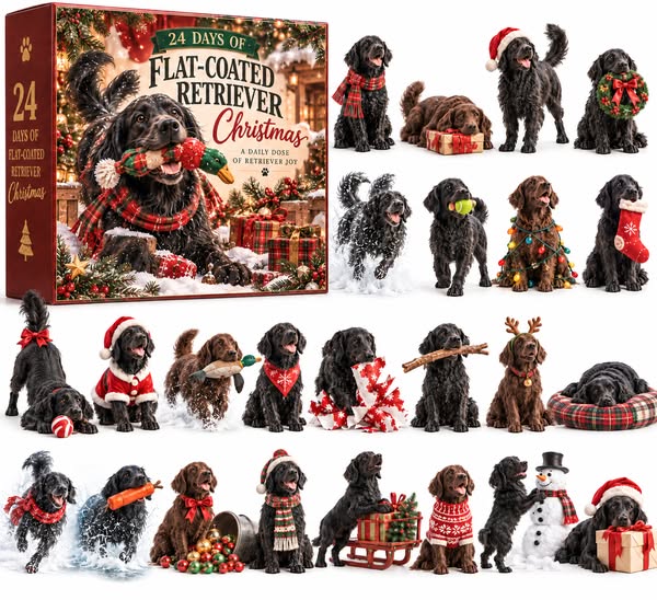 Flat-Coated Retriever Advent Calendar 2026