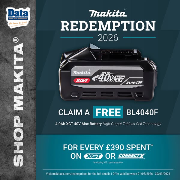 FREE 4.0Ah XGT 40V Max Battery!