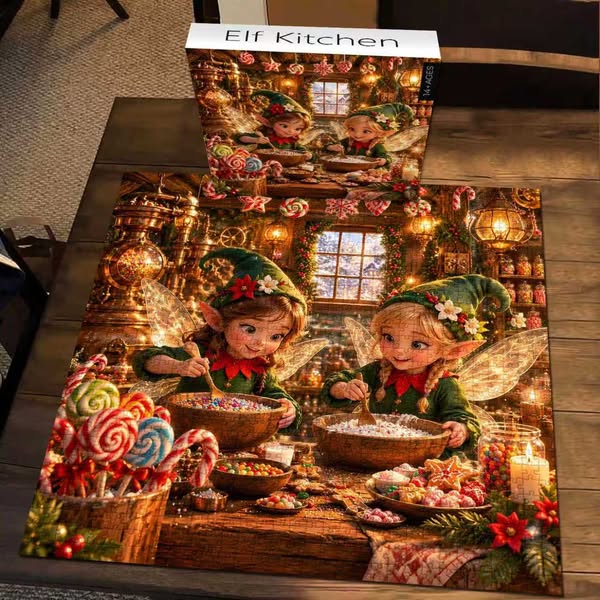 Elf Kitchen Jigsaw Puzzle 1000 Pieces