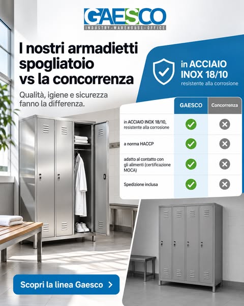 Armadietti in pronta consegna