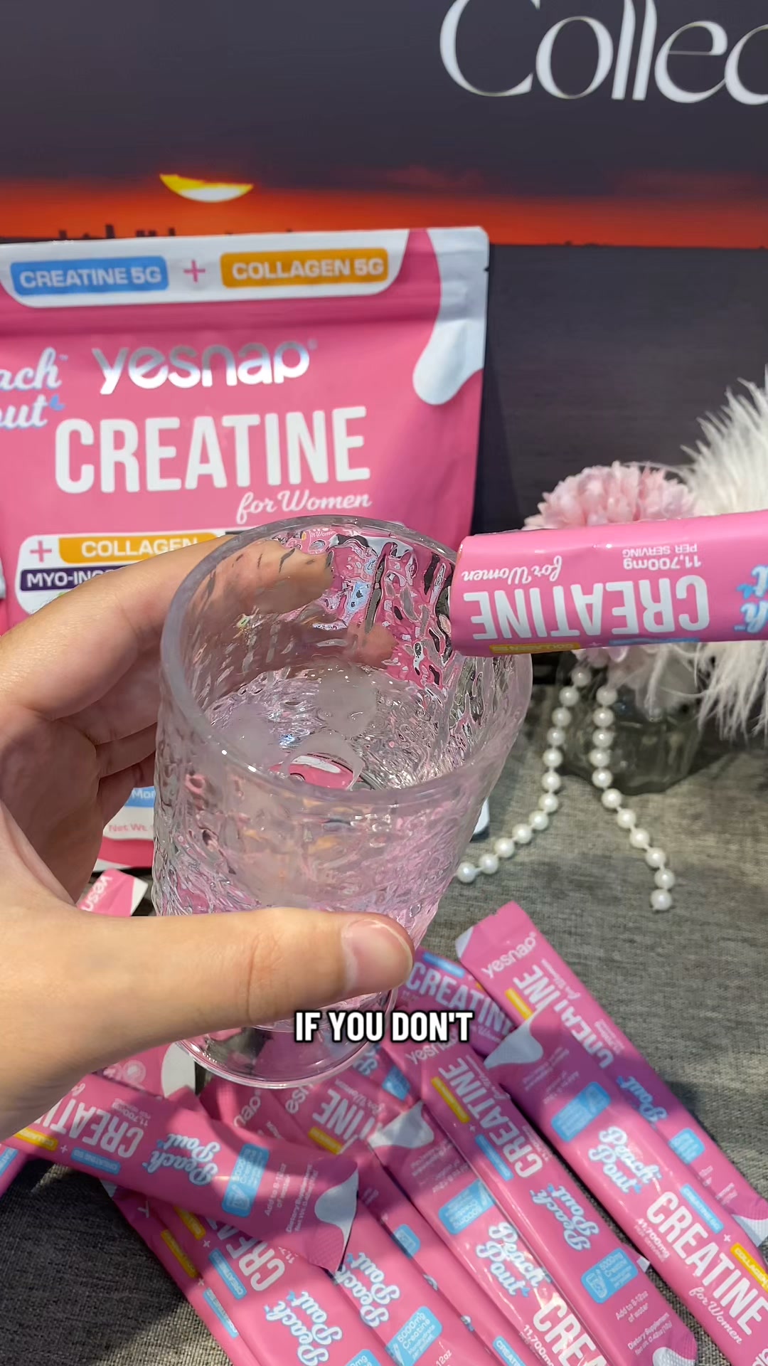 GUNO Creatine + Collagen | Peach Daily Packets