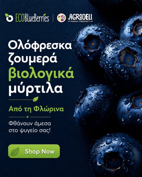 Βιολογικά Μύρτιλα στο Ψυγείο σου!