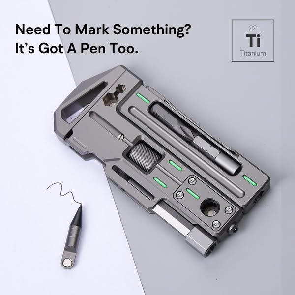 Titanium Multi-Tool Wrench System. Upgrade Your Reach.