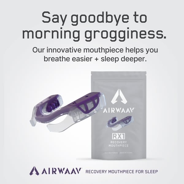 AIRWAAV Recovery Mouthpiece for Sleep