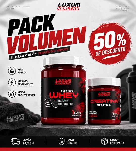 PACK VOLUMEN Vuelve más fuerte