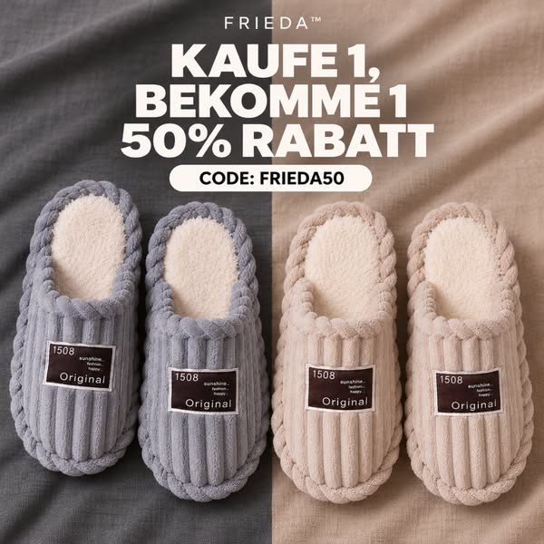 Deine Lieblingspantoffeln im Doppelpack