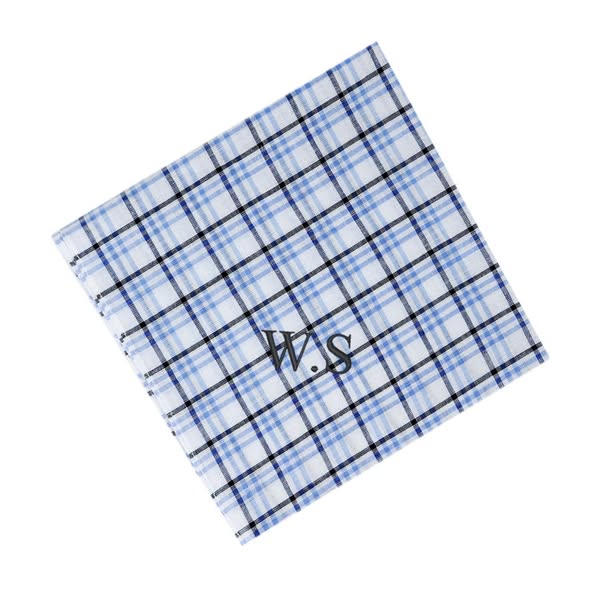 Personalised Men's Cotton Handkerchief | Birthday Gifts | Anniversary Gifts | Cotton