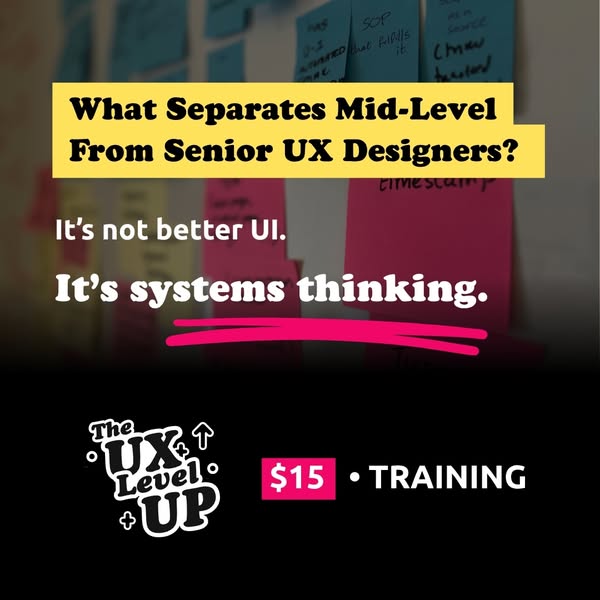 What Separates Senior UX Designers