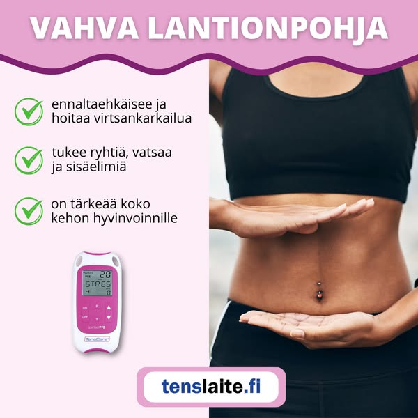 Suomen suosituin lantionpohjan harjoittaja