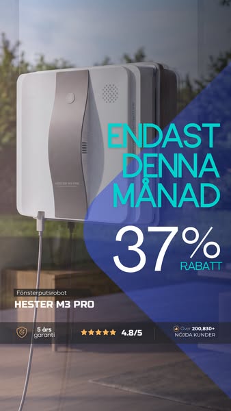 37% RABATT! Fri frakt