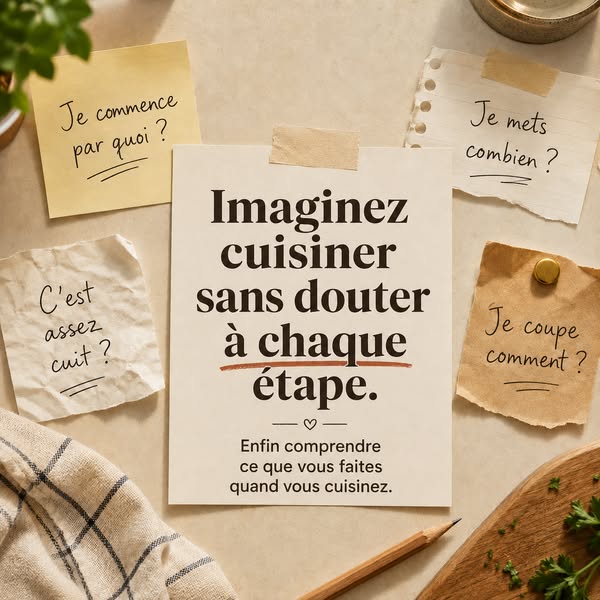 Soyez enfin fier de ce que vous cuisinez.