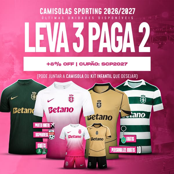 +8% DE DESCONTO com o cupão SCP2027