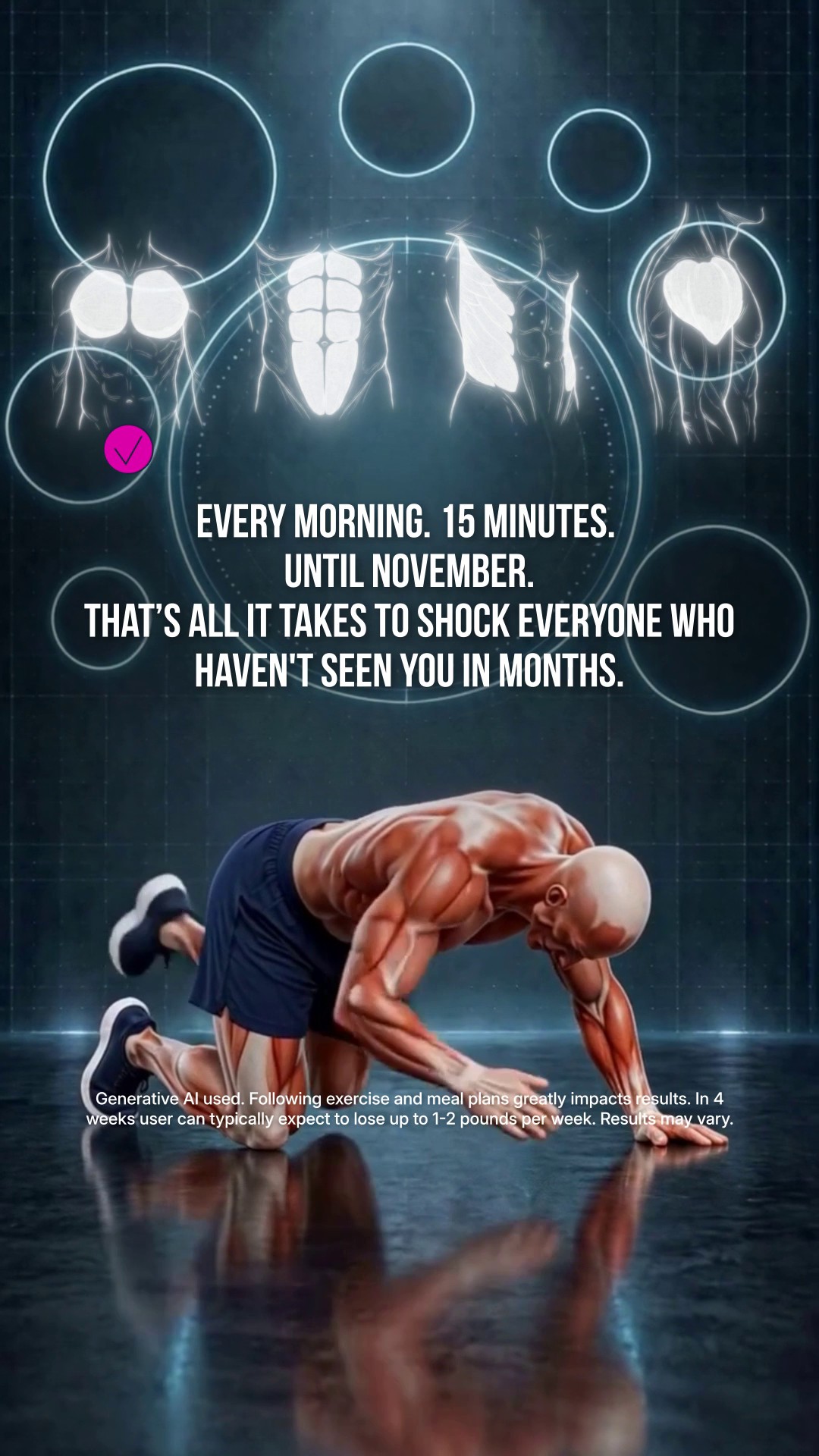 For Big Guys: Start Fifteen Today. Build Steady Strength.