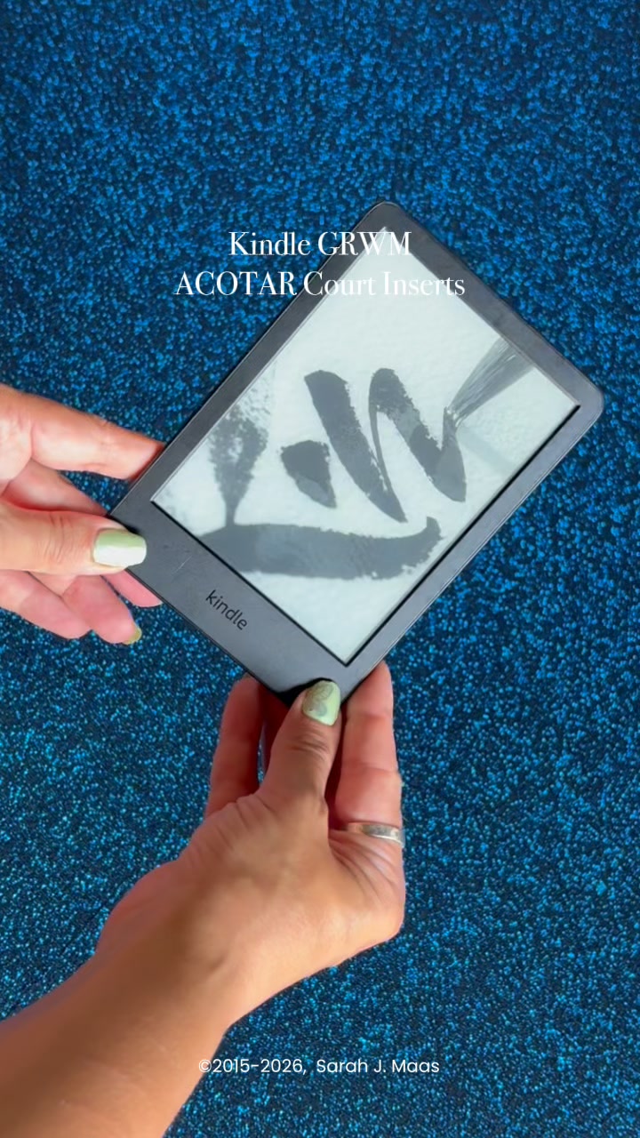 ACOTAR Kindle inserts