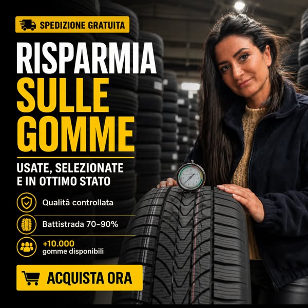 Pneumatici semi-nuovi certificati