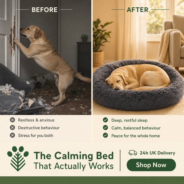 The Calming Dog Bed for Dogs Who Can't Settle