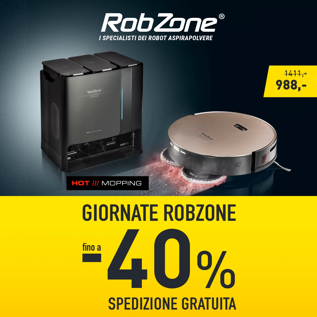 Aspirapolvere con lavaggio ad acqua calda in offerta
