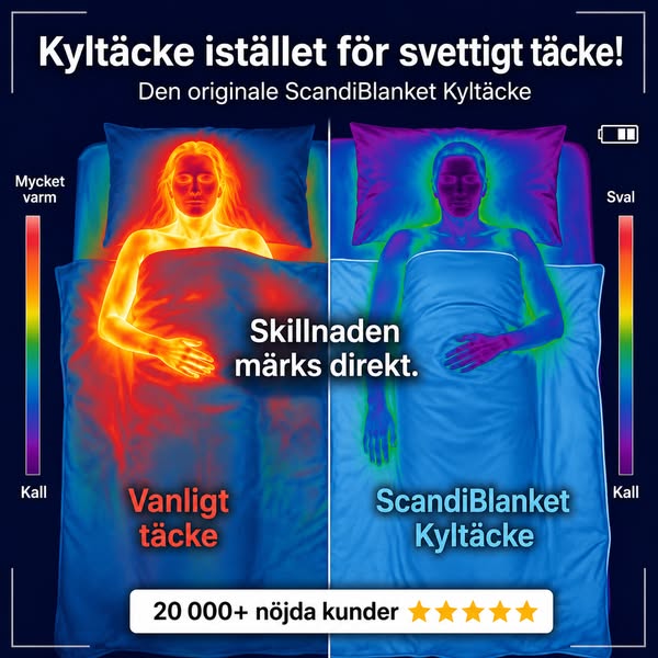 Slipp svettiga nätter – sov svalt utan AC