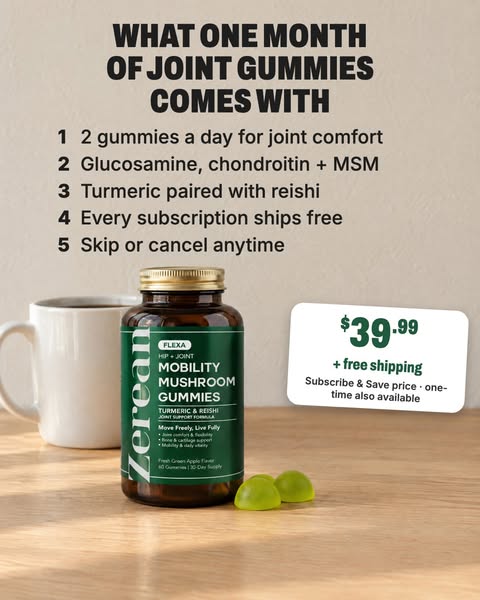 Joint support gummies, ships free